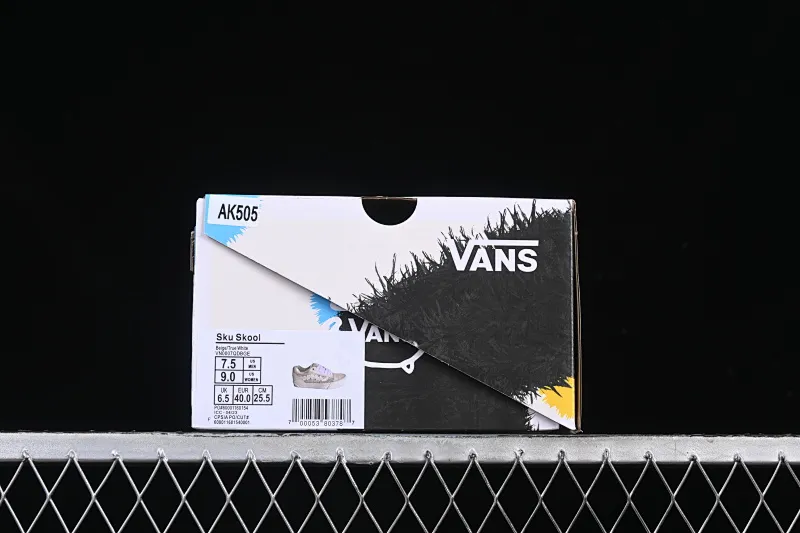 All categories Vans Vans series Vans Low Vans low-top Vans Knu Skool pearl white gray low-top casual sneakers VN0007QDBGE